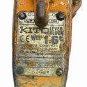 ☆中古品 2個セット☆KITO キトー レバーブロック L5形 LB016 2個 荷重1.6ton 揚程1.5m レバーホイスト ガッチャ 荷締め 荷揚げ131745 - 10