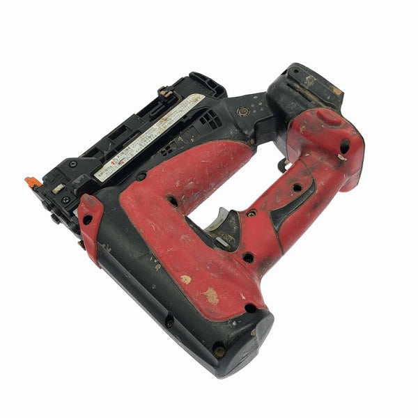 ☆中古品☆MAX マックス 14.4V 充電式ピンネイラ TJ-35P1 赤/レッド 本体+バッテリー2個(3.0Ah)+充電器113891 - 5