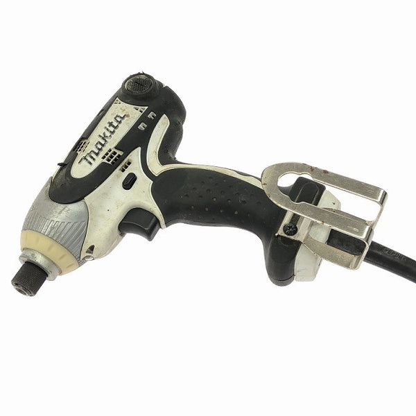 ☆中古品☆makita マキタ 100V インパクトドライバ 6955SPKW 白/ホワイト ケース付 コード式 締付け 電動工具138132 - 4