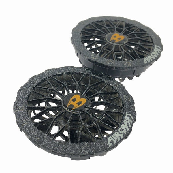 ☆比較的綺麗☆BURTLE バートル エアークラフト 24V バッテリー AC09 ファン AC09-1/2 充電器 Mサイズ AC2076138379 - 2