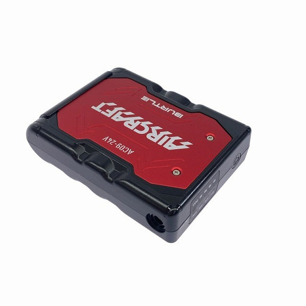 ☆未使用品☆BURTLE バートル 24V エアークラフト用 リチウムイオンバッテリー AC09 赤/メタリックレッド 空調作業服用 京セラ116751 - 3