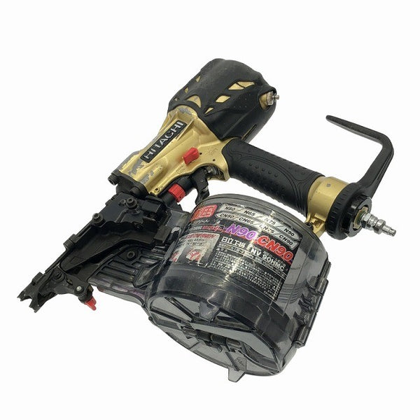☆中古品☆HITACHI 日立工機 90mm 高圧 ロール釘打機 NV90HMC ケース付 ロール釘打ち機 エア釘打機 エア釘打ち機 コイルネイラ116786 - 4