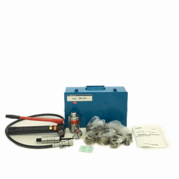 ☆未使用品☆ IZUMI イズミ 油圧式パンチャー SH-10-1(B)+ポンプ(HP-180N)+パンチセット(B16～B54)+(B70)+(B82)+ケース 泉精器110232 - 3