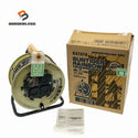 ☆未使用品☆HATAYA ハタヤ サンタイガーレインボーリール BX-301K 100V 30m 漏電遮断器付 電工ドラム コードリール117016 - 1