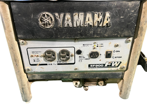☆中古品☆YAMAHA ヤマハ ガソリンエンジン発電機 EF900FW 60Hz 0.85kVA 西日本 小型 ポータブル発電機 アウトドア 防災131188 - 7