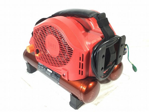 ☆極美品☆MAX マックス 常圧/高圧 スーパーエアコンプレッサー AK-HL1110E2 赤/レッド 100V 8L エアーコンプレッサー131409 - 5