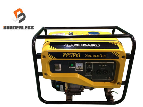 ☆中古品☆SUBARU スバル エンジン発電機 SGN24 100V 60Hz 交流直流両用 防災 非常用電源 ガソリン