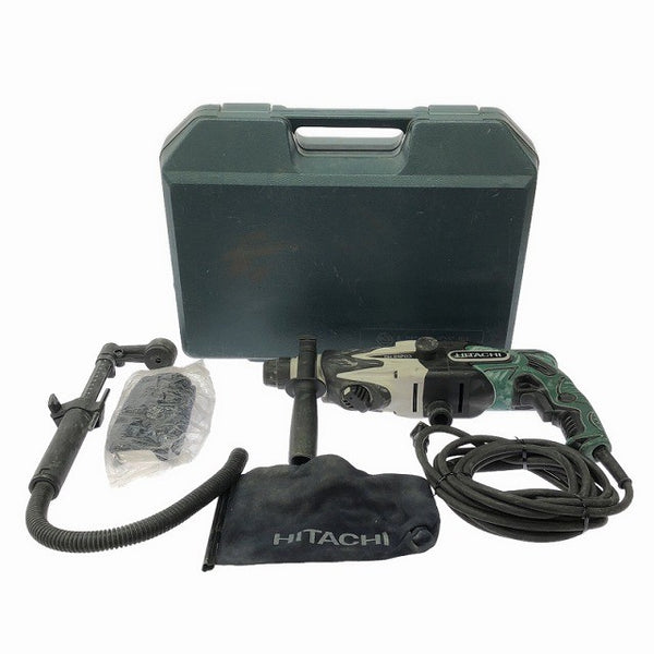 ☆中古品☆HITACHI 日立工機 100V 24mm 集じんロータリハンマドリル DH24PD3 パーツ ケース付き 穴あけ 電動工具127488 - 3