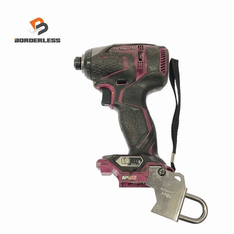 ☆中古品☆HITACHI 日立工機 18V コードレスインパクトドライバー WH18DDL 本体のみ 充電式 バッテリー式119067