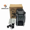 ☆美品☆makita マキタ 10.8V/14.4V/18V/40Vmax/100V 充電式ラジオ MR002G 黒 本体 アダプター Bluetooth コードレス 現場ラジオ 116704 - 1