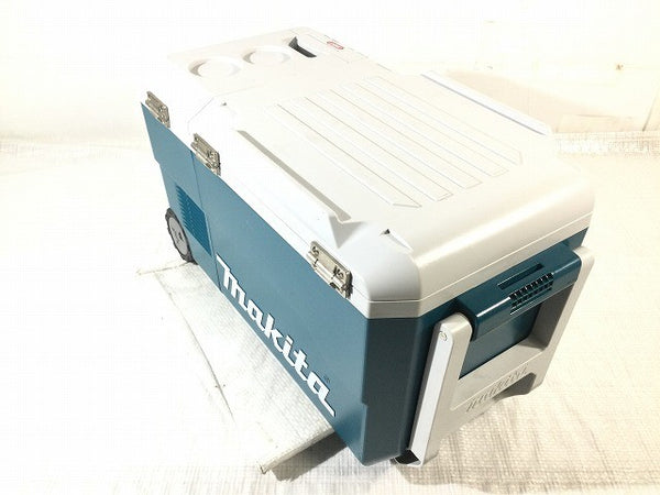☆中古品☆makita マキタ 40Vmax/18V/100V 充電式保冷温庫 CW001G 青 本体＋ACアダプタ付 コードレス冷温庫 アウトドア キャンプ134573 - 3
