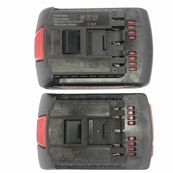 ☆比較的綺麗☆BOSCH ボッシュ 18V コードレスインパクトドライバー/レンチ GDX18V-200C バッテリ2個(5.0Ah 2.0Ah) 充電器 ケース付135765 - 10