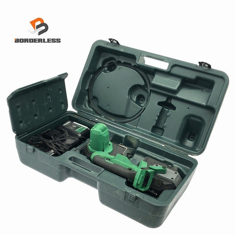 ☆比較的綺麗☆HiKOKI ハイコーキ 18V コードレスロータリバンドソー CB18DBL(S) バッテリ1個(BSL36A18)充電器 替刃 ケース付136611