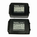 ☆中古品2個セット☆makita マキタ 18V 6.0Ah 純正 リチウムイオンバッテリー BL1860B 残量表示付 急速充電対応 蓄電池 充電池 雪マーク135736 - 10