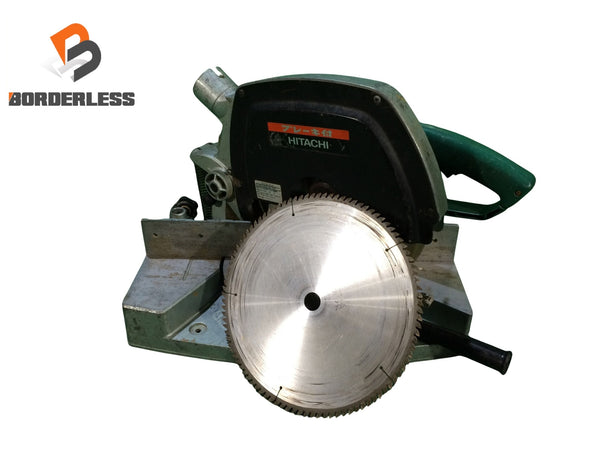 ☆中古品☆HITACHI 日立工機 100V 305mm 卓上丸のこ C12FA 刃付き コード式 卓上マルノコ 切断機133315 - 1