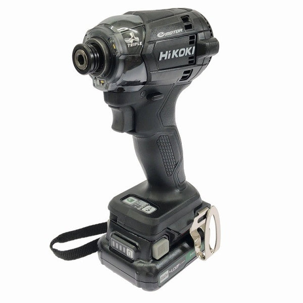 ☆未使用品☆ HIKOKI ハイコーキ 10.8V コードレスインパクトドライバー WH12DCA(2LSB)バッテリー2個(4.0Ah)充電器 ケース付127872 - 4