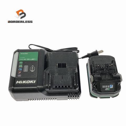 ☆中古品セット☆HiKOKI ハイコーキ マルチボルトバッテリー BSL36A18BX 充電器 UC18YDL2 電動工具 蓄電池135780