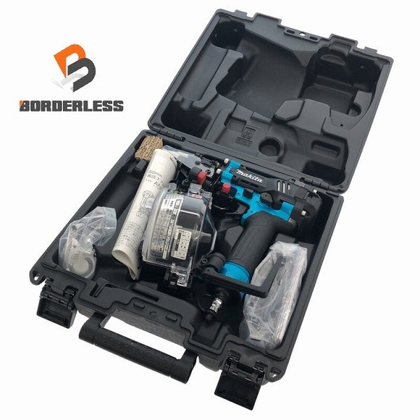 ☆未使用品☆ makita マキタ 50mm 高圧 エア釘打機 AN534HM 青/ブルー ロール釘打機 ロール釘打ち機 コイルネイラ119218 - 1