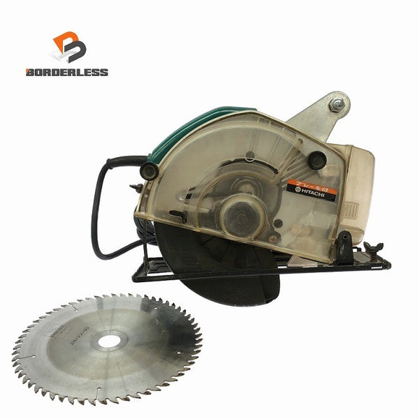 ☆中古品☆HITACHI 日立工機 100V 216mm ブレーキ付集じん丸のこ C8Y コード式 集じんマルノコ 集塵丸のこ 防じんマルノコ 切断機132440 - 1