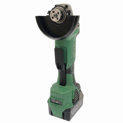 ☆中古品☆HiKOKI ハイコーキ 18V 100mm コードレスディスクグラインダー G18DBBAL バッテリ2個(6.0Ah) 充電器付 充電式131929 - 0