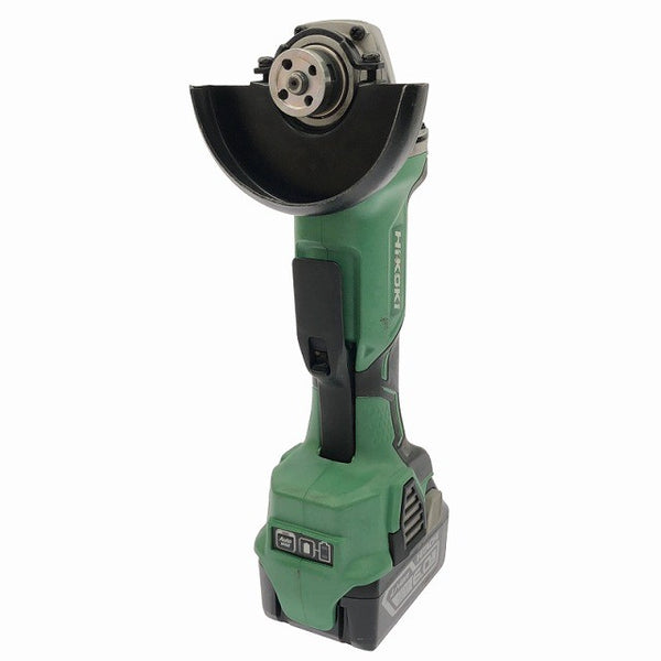 ☆中古品☆HiKOKI ハイコーキ 18V 100mm コードレスディスクグラインダー G18DBBAL バッテリ2個(6.0Ah) 充電器付 充電式131929 - 2