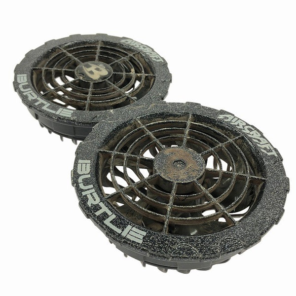 ☆中古品セット☆バートル 19V エアークラフト専用バッテリー AC360 ミルスグリーン ファンユニット AC371 アーバンブラック136865 - 3