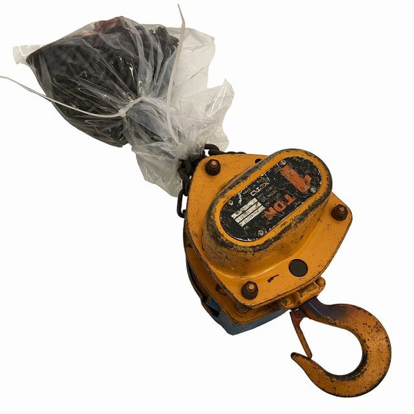 ☆中古品2個セット☆KITO キトー チェーンブロック CB010 M3形 荷重1.0ton/1ton 揚程2.5m 手動式 チェンブロック 吊り具 荷揚げ135819 - 5
