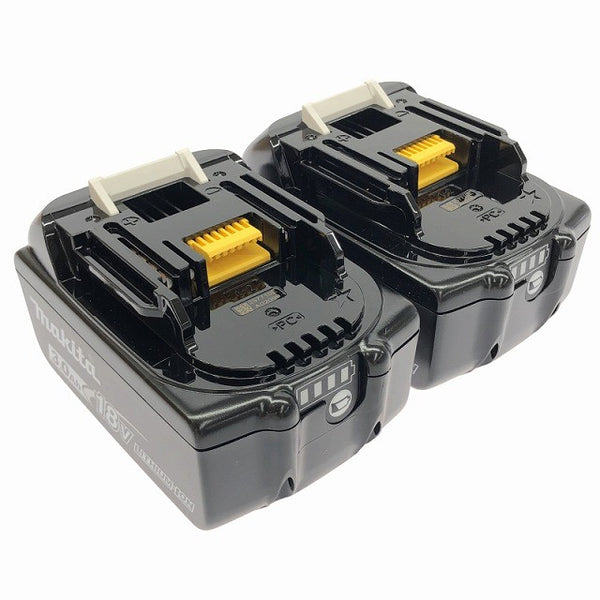 ☆箱違い未使用品2個セット☆ makita マキタ 18V 3.0Ah 純正リチウムイオンバッテリー BL1830B 急速 残量 LITHIUM-ION 雪/飛行機マーク125780 - 5