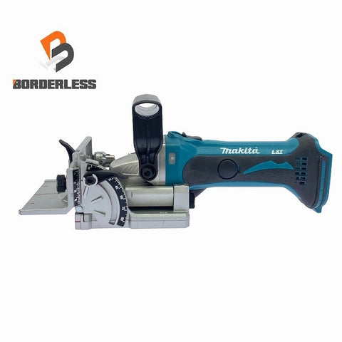 ☆比較的綺麗☆makita マキタ 18V 充電式ジョイントカッタ PJ180D 本体のみ ビスケットカッタービスケットジョイナー114520