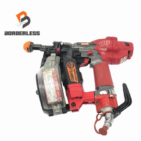 ☆中古品☆MAX マックス 高圧 41mm ターボドライバ HV-R41G4 エアーツール ねじ打ち機 ビス打ち機 113886