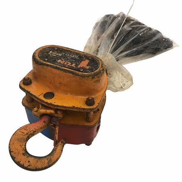 ☆中古品2個セット☆KITO キトー チェーンブロック CB010 M3形 荷重1.0ton/1ton 揚程2.5m 手動式 チェンブロック 吊り具 荷揚げ135814 - 4