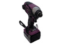 ☆中古品☆HITACHI 日立 14.4V コードレスインパクトドライバ WH14DKL 充電器+バッテリ2個 14.4V 3.0AH ケース134749 - 3