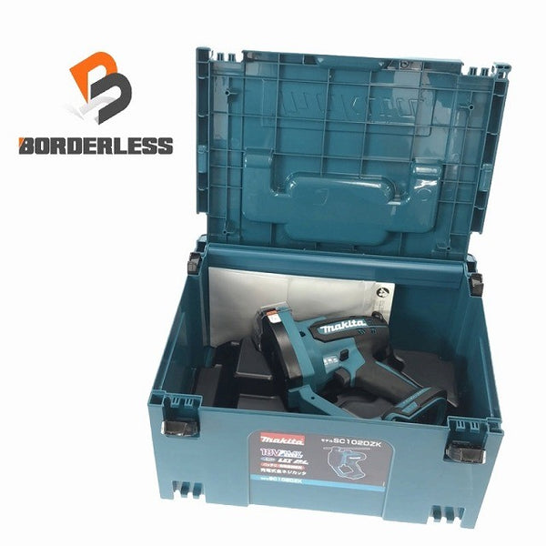 ☆未使用品☆makita マキタ 14.4V/18V 充電式全ネジカッター SC102DZK 青/ブルー 本体＋ケース付 コードレス 全ねじカッター - 1