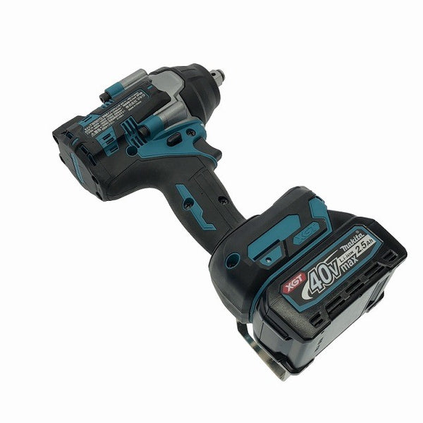 ☆美品☆makita マキタ 40Vmax 充電式インパクトレンチ TW007G バッテリ1個(2.5Ah) ケース付 コードレス バッテリー式 - 5