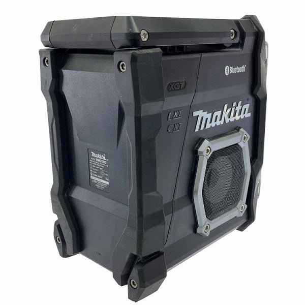 ☆中古品☆ makita マキタ 10.8V/14.4V/18V/40Vmax/100V 充電式ラジオ MR002G 黒/ブラック 本体+ACアダプター+バッテリー1個(6.0Ah)129144 - 4