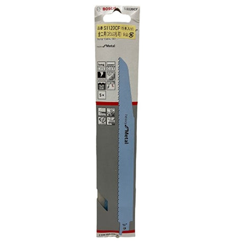 ☆未使用品☆BOSCH ボッシュ セーバーソー替刃5本組 金属用 S1120CF