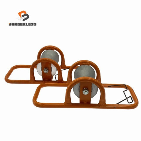 ☆中古品2個セット☆IKURA イクラ 育良精機 ケーブルコロ ISS-1(110)R ローラー幅110mm 金車 滑車 通線工具 延線ローラー 電設工具126072