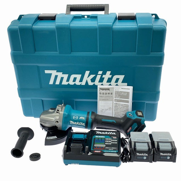☆未使用品☆makita マキタ 180mm 充電式ディスクグラインダ GA037GRMX バッテリー2個(4.0Ah) 充電器 ケース付130762 - 3