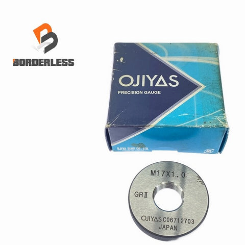 ☆美品☆OJIYAS オジヤ精機 ねじリングゲージ M17×1.0 GR2 ネジゲージ 基準器 検査114361