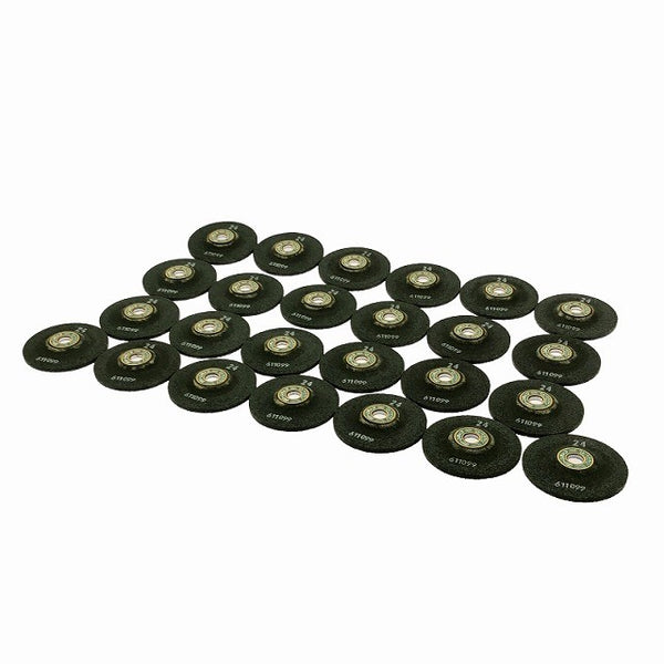 ☆未使用品1箱25枚入り☆NRS ニューレジストン 剥離砥石 グリーンカップ 100×6×15 粒度24 黒皮 研磨 研削 サンダー グラインダー120739 - 2