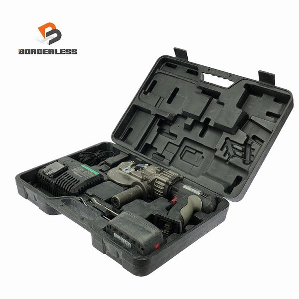 ☆中古品☆IKURATOOL 育良 18V コードレスパンチャーISK-MP15LT バッテリー1個(18V 3.0Ah) 充電器 ケース付128609 - 1
