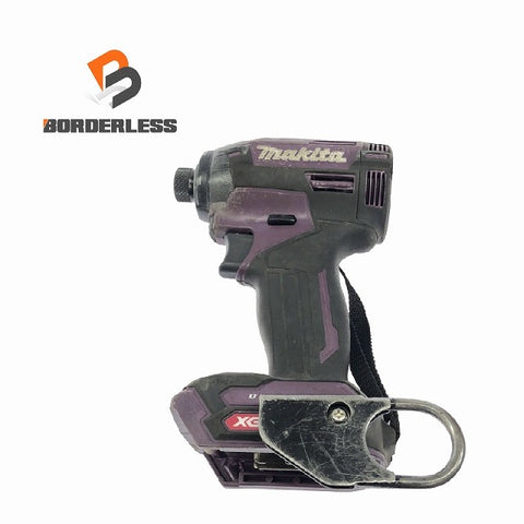 ☆美品☆makita マキタ 40Vmax 充電式インパクトドライバ TD002GZAP 紫/パープル 本体のみ