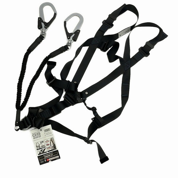 ☆未使用品☆TAJIMA タジマ ランヤード一体型フルハーネス A1GSLJR-WL2BK 蛇腹 ダブルランヤード Mサイズ 墜落防止用器具130850 - 4