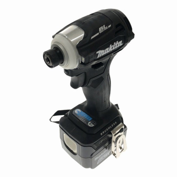 ☆未使用品☆makita マキタ 14.4V 充電式インパクトドライバ TD162DRGXB 黒 バッテリー2個(14.4V 6.0Ah) 充電器 ケース付116570 - 4