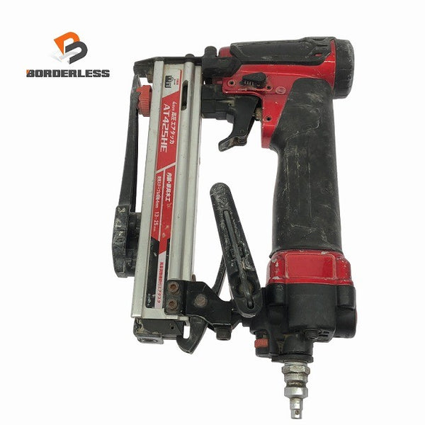 ☆中古品☆makita マキタ 高圧 エアタッカー AT425HE 赤 ステープル幅J線4mm 長さ25mm エアータッカー エア工具128282 - 1