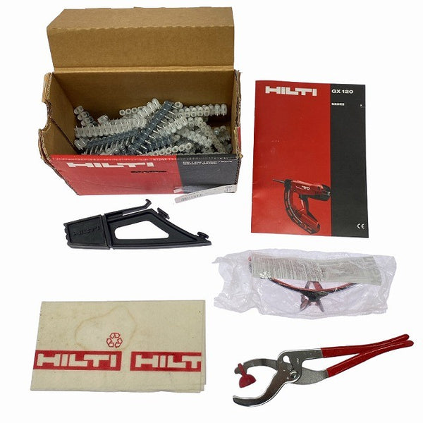 ☆中古品☆ HILTI ヒルティ ガス式鋲打機 GX120-ME 本体+ケース ガス式鋲打ち機 ガスネイラー ガス銃 おまけ付♪130455 - 10