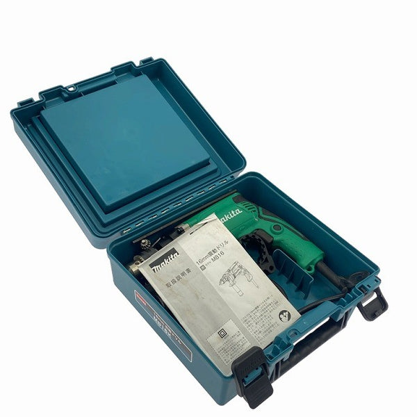 ☆比較的綺麗☆makita マキタ 100V 16mm 震動ドリル M816K ケース付 コード式 振動ドリル 電気ドリル 電動ドリル 穴あけ DIY119379 - 2