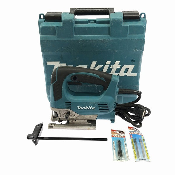 ☆中古品コメント必読☆makita マキタ 100V ジグソー JV0600K 本体+ケース ジグソーブレード 切断機 木工 DIY 日曜大工 - 3