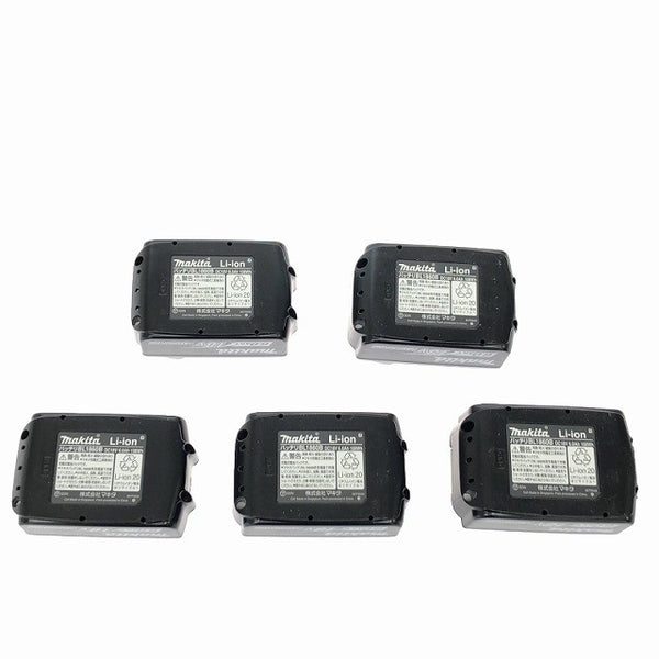 ☆未使用品5個セット☆makita マキタ 18V 6.0Ah 純正 リチウムイオンバッテリー BL1860B 残量表示付 リチウムイオン115593 - 9