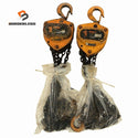 ☆中古品2個セット☆KITO キトー チェーンブロック M3形 CB010 荷重1.0ton/1ton 揚程2.5m 手動式 チェンブロック 吊り具 荷揚げ136499 - 1